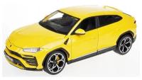 Модель автомобиля Lamborghini Urus 1:18 Bburago желтый