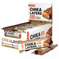 CHIKALAB Глазированный батончик 5-слойный ChikaLayers 60г (20шт коробка) (Toffee caramel)