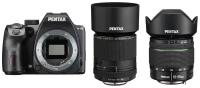 Фотоаппарат Pentax K-70 Kit DA L 18-50mm f/4-5.6 DC WR RE + SMC DA 50-200 f/4-5.6 ED WR, черный