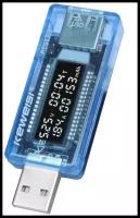 Цифровой тестер ALX USB-порта, вольтметр, амперметр, миллиампер час, время (V, A, mAh, T-время) KWS-V20