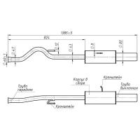 Глушитель TRIALLI EMM 4011