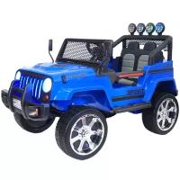 Электромобиль RiverToys Jeep T008TT 4WD (Синий / Полный привод 4x4 (4 мотора))