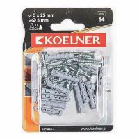 Дюбель + шуруп D10х50 мм / D6х60 мм 6 шт FIX10+660 KOELNER (1 ед.)