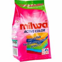 Стиральный порошок MILWA Active COLOR (1.34 кг), концентрат, для цветных и светлых тканей, 20 стирок