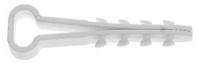 Дюбель-хомут для прямоугольного кабеля 8х5 мм белый (100 шт в пакете) STARFIX (SM-80563-100)