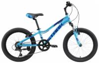 Детский велосипед Stark Rocket 20.1V (2021), Цвет Голубой, Размер рамы onesize