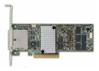 Контроллер LSI Logic SAS 9285CV-8E (PCI-E 2.0 x8, LP, EXTERNAL) SGL SAS6G, Raid 0,1,10,5,6, 8port (2*extSFF8088),1GB onboard, CacheVault, Каб. отдельно