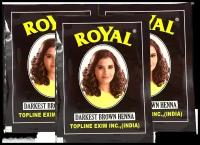 Royal Henna, darkest brown, 30 мл, 10 г