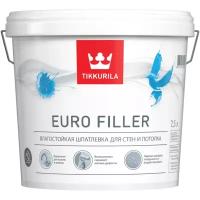 Шпатлевка Tikkurila Euro Filler, белый, 2.5 кг