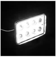 Противотуманная фара, 12 В, 8 LED, IP67, 6000 К, направленный свет 1 шт