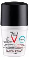 Vichy VICHY Homme Deodorant Anti-Transpirant 48H Anti-Traces (Дезодорант-антиперспирант 48 ч против пятен), 50 мл