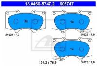ATE 13.0460-5747.2 (0252402417W / 0446504070 / 0446504070) колодки тормозные дисковые передн, lexus: gx 470 09-, gx 470