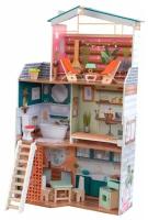 Кукольный домик KidKraft Марлоу, с мебелью, 14 элементов