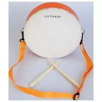 Детский маршевый барабан оранжевый Lutner FLT-KTYG-30