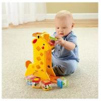 Жираф с кубиками Peek a Blocks/ Детская развивающая игрушка для малыша Жираф с кубиками/Музыкальная развивающая игрушка Жирафик