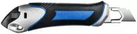Металлический обрезиненный нож с автостопом Титан-А, сегмент. лезвия 18 мм, ЗУБР Профессионал