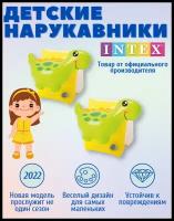 INTEX/ Детские нарукавники надувные/ 23*20 см./ Динозаврики/ 3-6 лет