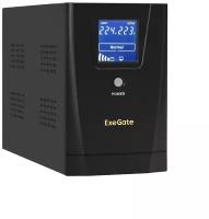 Источник бесперебойного питания EXEGATE SpecialPro Smart LLB-2000. LCD. AVR.4C13. RJ. USB <2000VA/1200W, LCD, AVR, 4*C13, RJ45/11, USB, металличес