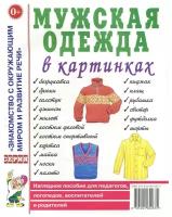 Мужская одежда в картинках. Наглядное пособие для педагогов, логопедов, воспитателей и родителей