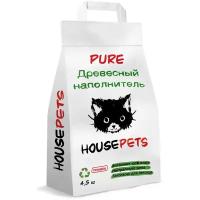 HOUSEPETS Древесный наполнитель, 4,5 кг