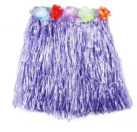 Гавайская юбка, цвет фиолетовый 40 см