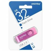 USB Flash Drive 32Gb - SmartBuy UFD 2.0 Twist Pink SB032GB2TWP