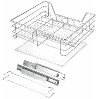 Корзина-сушилка без крепления фасада + направляющие с доводчиком, в модуль 600 мм
