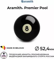 Бильярдный шар 52,4 мм Арамит Премьер Пул №8 / Aramith Premier Pool №8 52,4 мм черный 1 шт