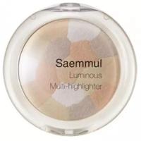 Хайлайтер минеральный THE SAEM SAEMMUL L 02 LUMINOUS MULTI HIGHLIGHTER 02. GOLD BEIGE 8G