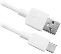 Кабель Defender USB08-01C USB(AM) - C Type, 2.1A output, 1m, белый (арт. 306517)