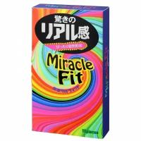 Презервативы Sagami Miracle Fit - 10 шт. (розовый)