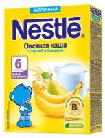 Каша детская Nestle молочная овсяная с бананом и грушей, с 6 месяцев