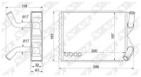 Радиатор Отопителя Салона Toyota Markii_chaser_cresta Jzx90_100 2,0-3,0 92-01 Sat арт. STTY143950