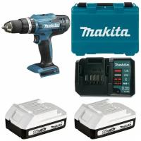 Дрель аккумуляторная ударная MAKITA HP488DWAE