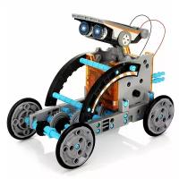 Робот-конструктор Goodly Educational Robot 14 в 1, интерактивная игрушка на солнечных батареях