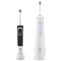 Зубной центр Oral-B Aquacare 4 + Vitality 100, белый/черный