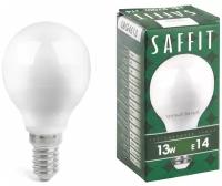 Лампа светодиодная SAFFIT SBG4513 арт. 55157, G45 (шар) 13W E14 2700К (теплый) 230V