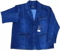 Пиджак джинсовый большой размер (70) / Dekons