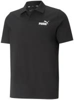 Футболка - поло, PUMA ESS Jersey Polo, Мужская, размер L; Black