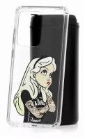 Чехол для Samsung Galaxy S20 Ultra Kruche Print Tattoo Girl, пластиковая накладка, силиконовый бампер с защитой камеры, защитный прозрачный с рисунком