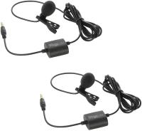 Микрофонный комплект IK Multimedia iRig Mic Lav 2 Pack, разъем: mini jack 3.5 mm, черный, 2 шт