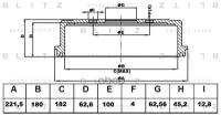 Барабан тормозной BLITZ BT0138