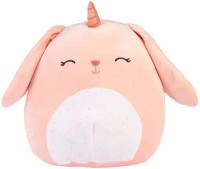 Мягкая игрушка Squishmallows Кроля-единорожка Легаси, 30 см, персиковый