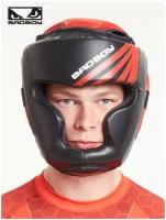 Шлем Bad Boy Training Series Impact Head Guard-Black/Red L/XL