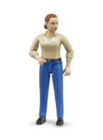 Фигурка Bruder Женщина в голубых джинсах 60-408