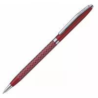 Ручка шариковая Pierre Cardin GAMME. Цвет - красный, печатный рисунок на корпусе. Упаковка Е или E-1