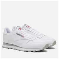 Мужские кроссовки Reebok Classic Leather белый, Размер 42 EU