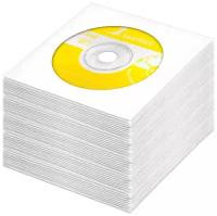 Перезаписываемый диск SmartTrack CD-RW 700Mb 12x в бумажном конверте с окном, 50 шт