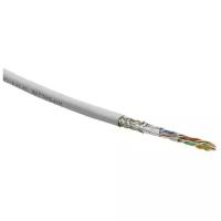 Hyperline Кабель FTP 4-C5E-SOLID-GY-305 витая пара экран. FTP (F/UTP) кат.5e 4х2х0.5 (24 AWG) ож (solid) экран-фольга PVC (305м) (м) Hyperline 42052