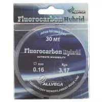 Леска ALLVEGA Fluorocarbon Hybrid 0,16 мм, 30 м